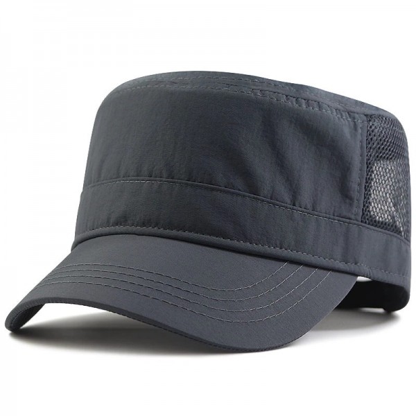 Big Size Grey Army Style Mesh Cap (fits up to 66cms)